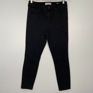 Bullhead Jean Women 28 High Rise Skinniest Ankle 29x26.5 Distress Denim Core Go